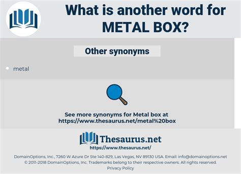 metal box synonyms|metal box synonym .